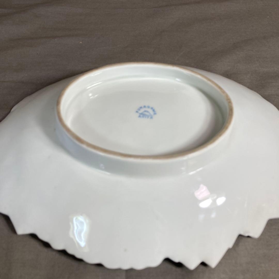 【深川製磁】有田焼の伝統　日本の名窯　深川製磁　輸出里帰り　錦牡丹絵　牡丹形皿