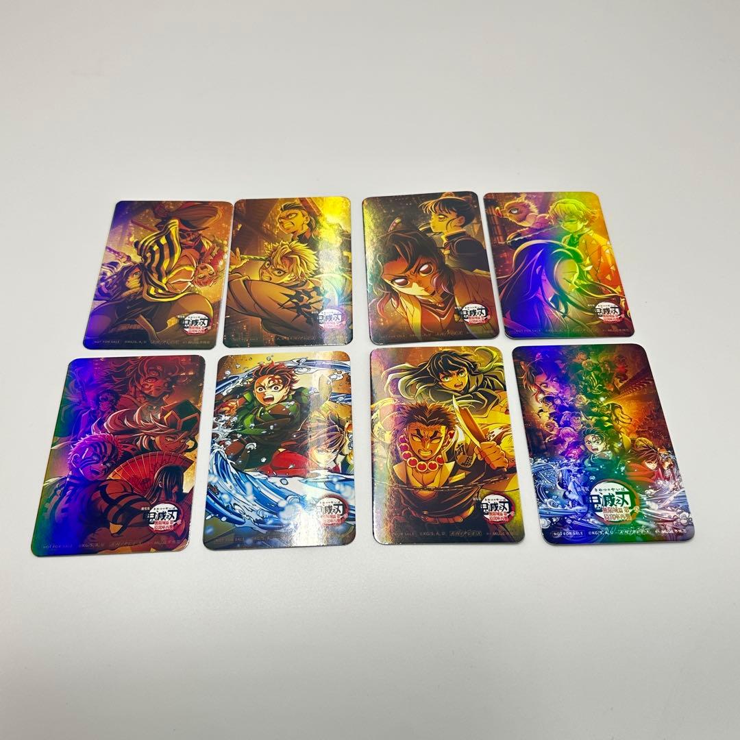m*a様 台湾限定 鬼滅の刃 無限城編 劇場特典ホログラムカード全8枚コンプセッ