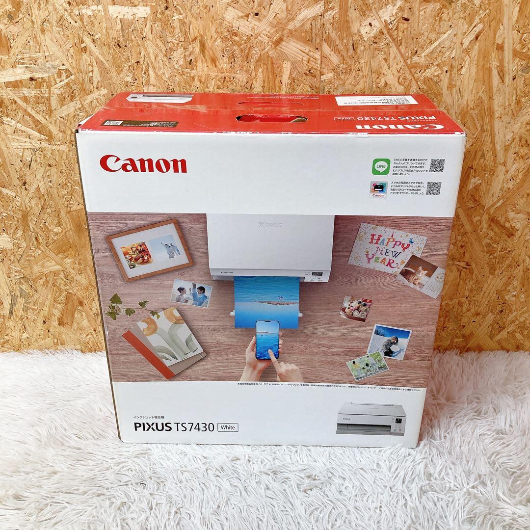 canon pixus ts7430 プリンター　ホワイト