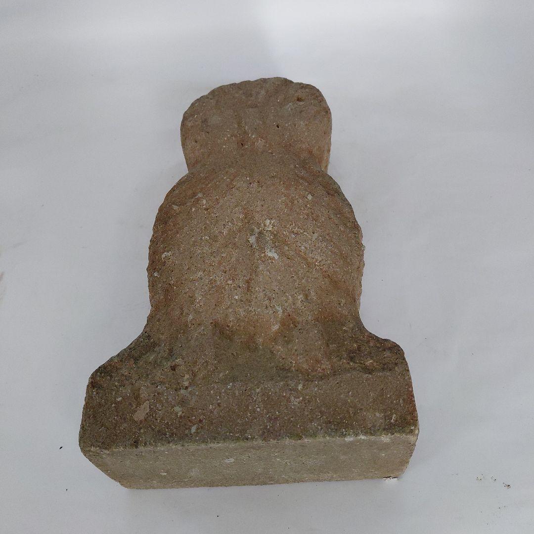 フクロウ石灯籠　置物 30cm　5.６キログラム