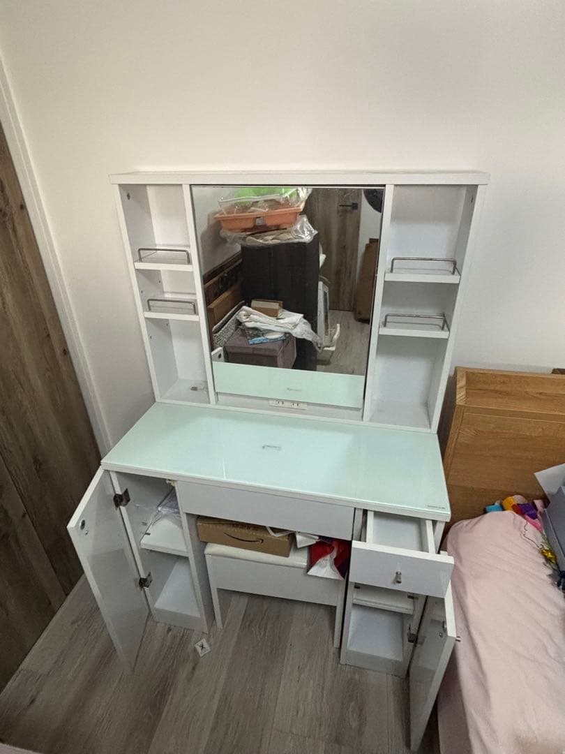 ホワイトドレッサー・鏡台