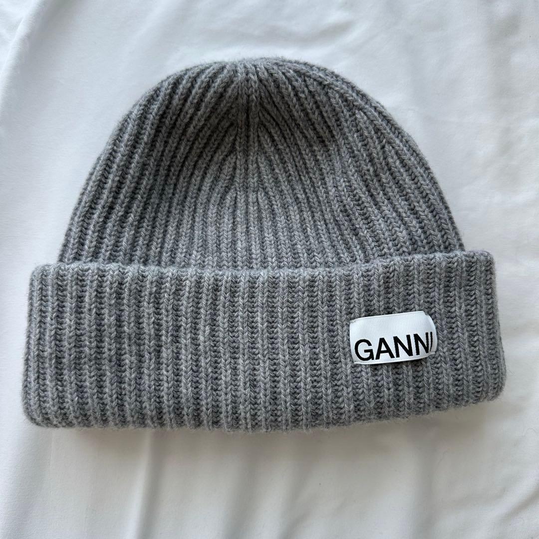 GANNI ガニー　ニット帽　ビーニー