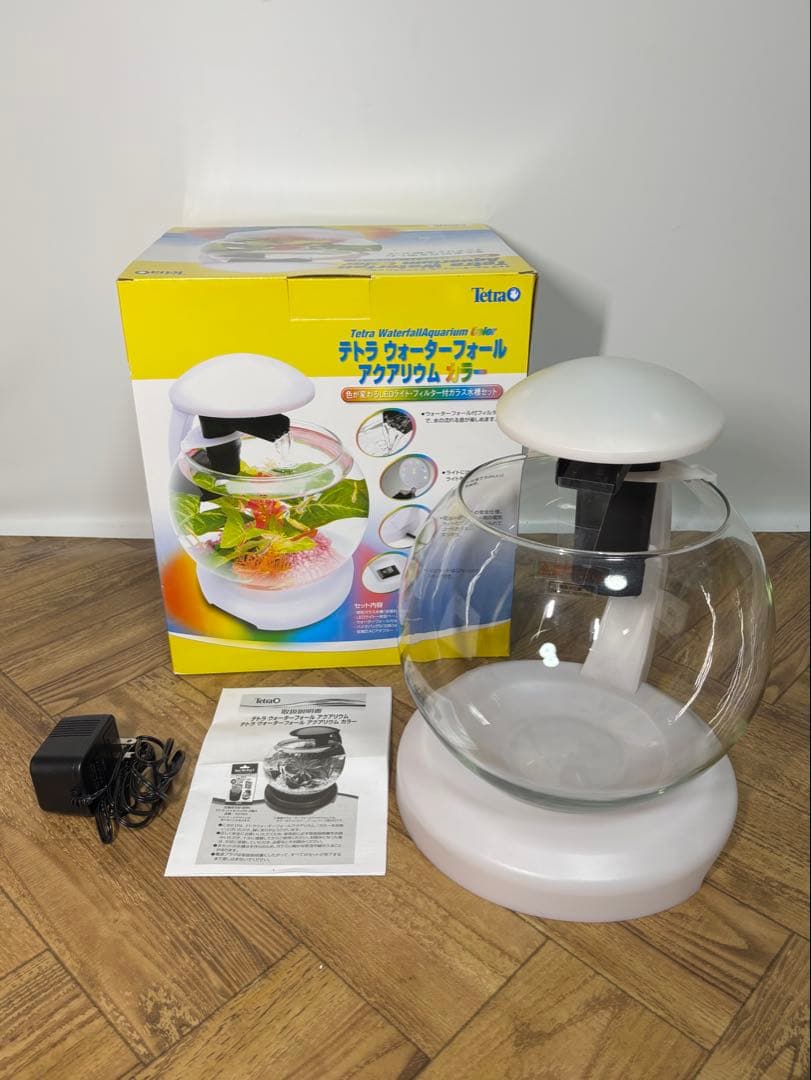 ◆美品◆テトラ ウォーター フォール アクアリウム カラー◆インテリア水槽セット