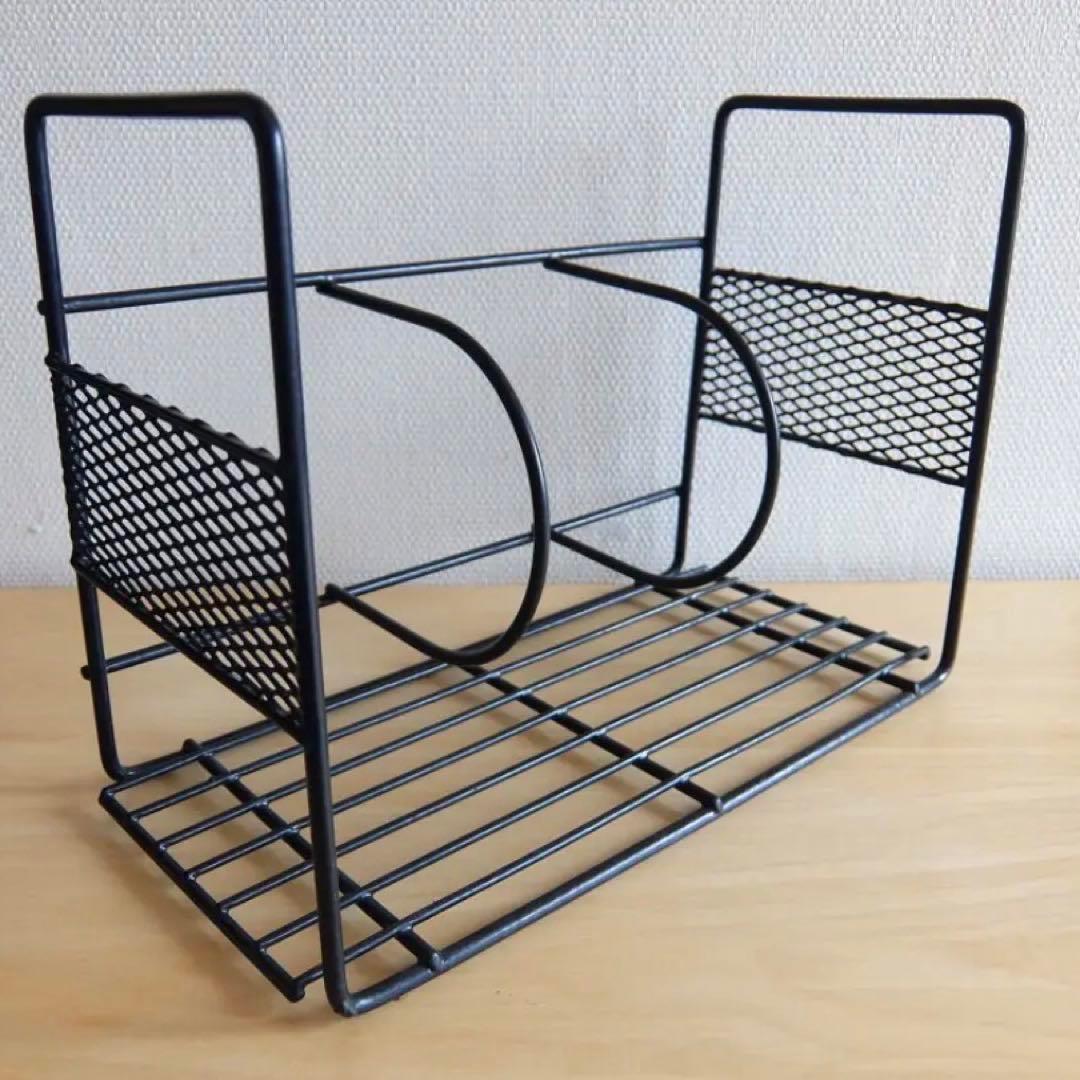 【美品】70’sナショナルクロック 掛時計 鮮烈レッドのラウンデッドレクタングル