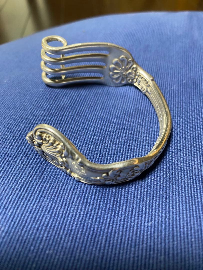 京都有名老舗店にて購入 ビンテージTiffanyスターリングシルバーバングル