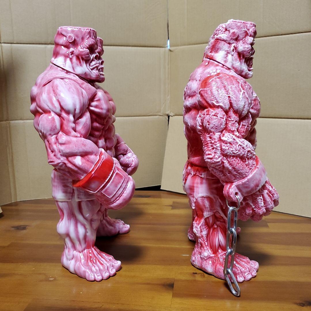 もうこやま ジャイアントゴリラフランケン ソフビ 肉マーブル