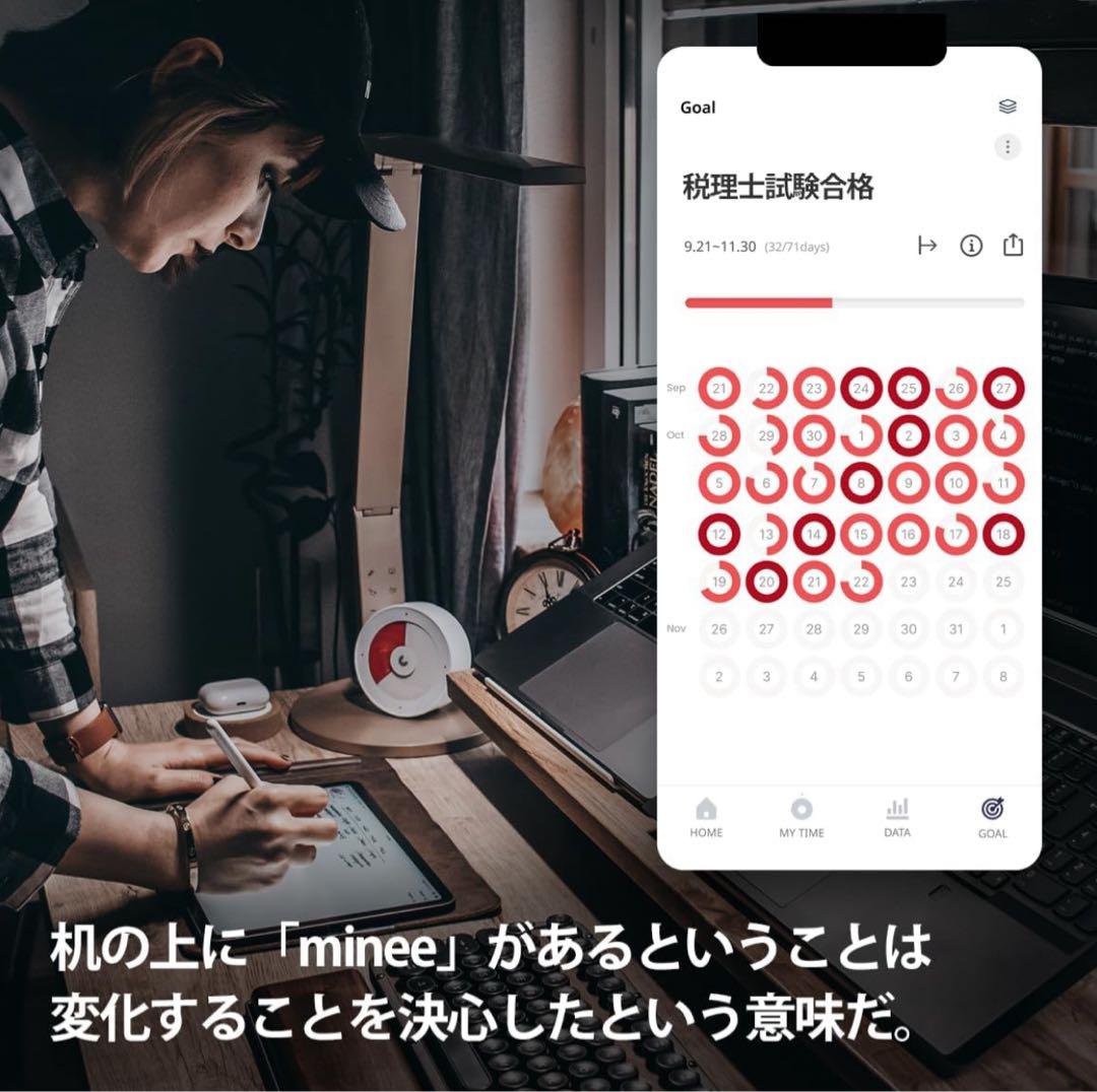 【新品・未使用】minee 4タイマー 【ケース(¥3,000相当)付