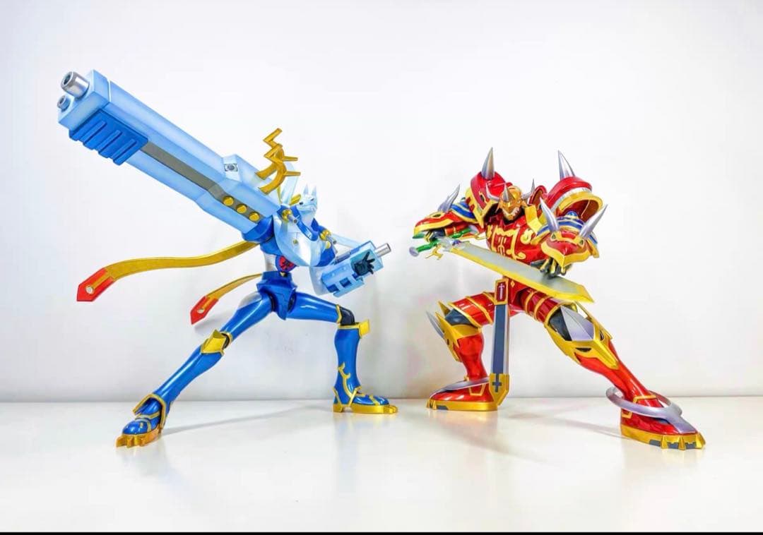 デジモン T1-STUDIOカイゼルグレイモン マグナガルルモン 2点フィギュア