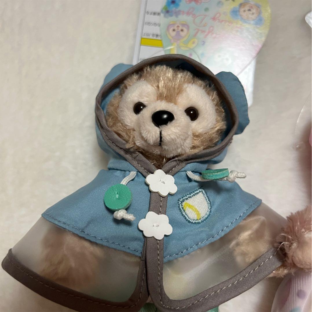 レイニーデイズ　ダッフィー シェリーメイ ぬいぐるみバッジ