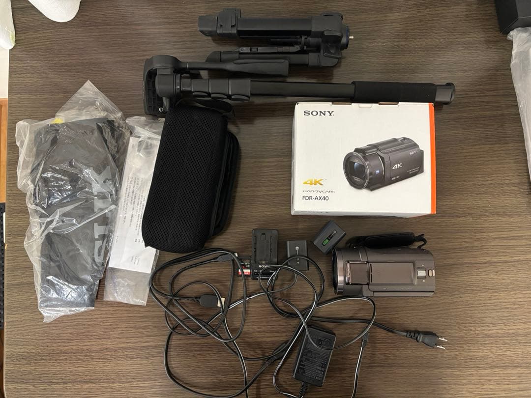 み*き様 SONY 4K ビデオカメラ FDR-AX40 ソニー ブロンズブラウ