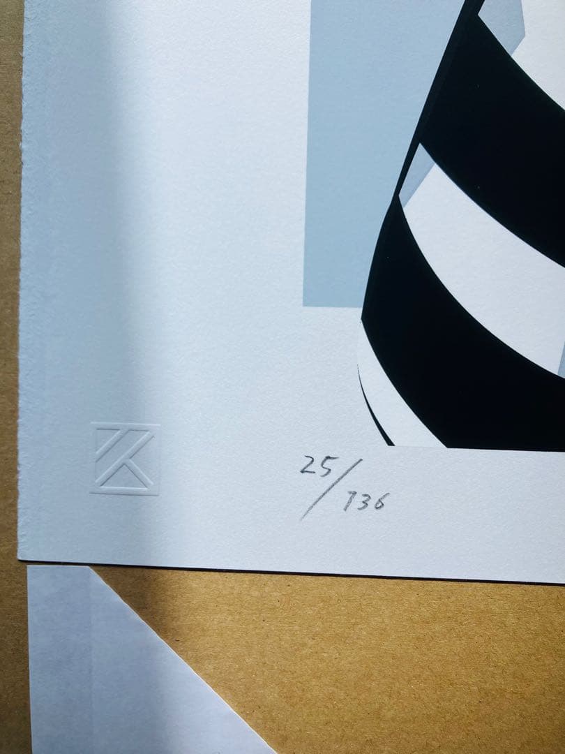 松浦浩之　motorcycle diary シルクスクリーン　版画