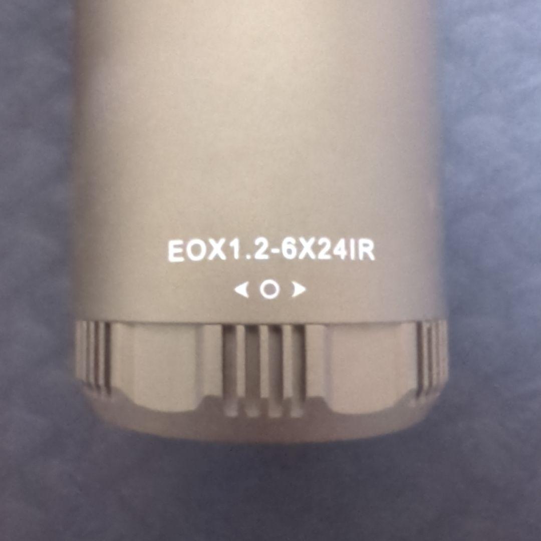 T-EAGLE EOX1.2-6X24IR 光学スコープ、レッド/グリーンイルミ