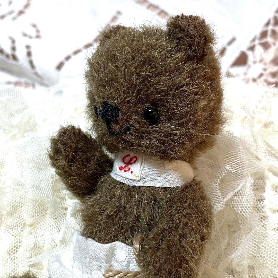 テディベア ハンドメイド ai bear 手のひらサイズ 11.5㎝ くま 熊