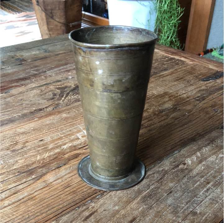 40〜50'sアイアンコンパクトカップ 携帯用カップ インダストリアル
