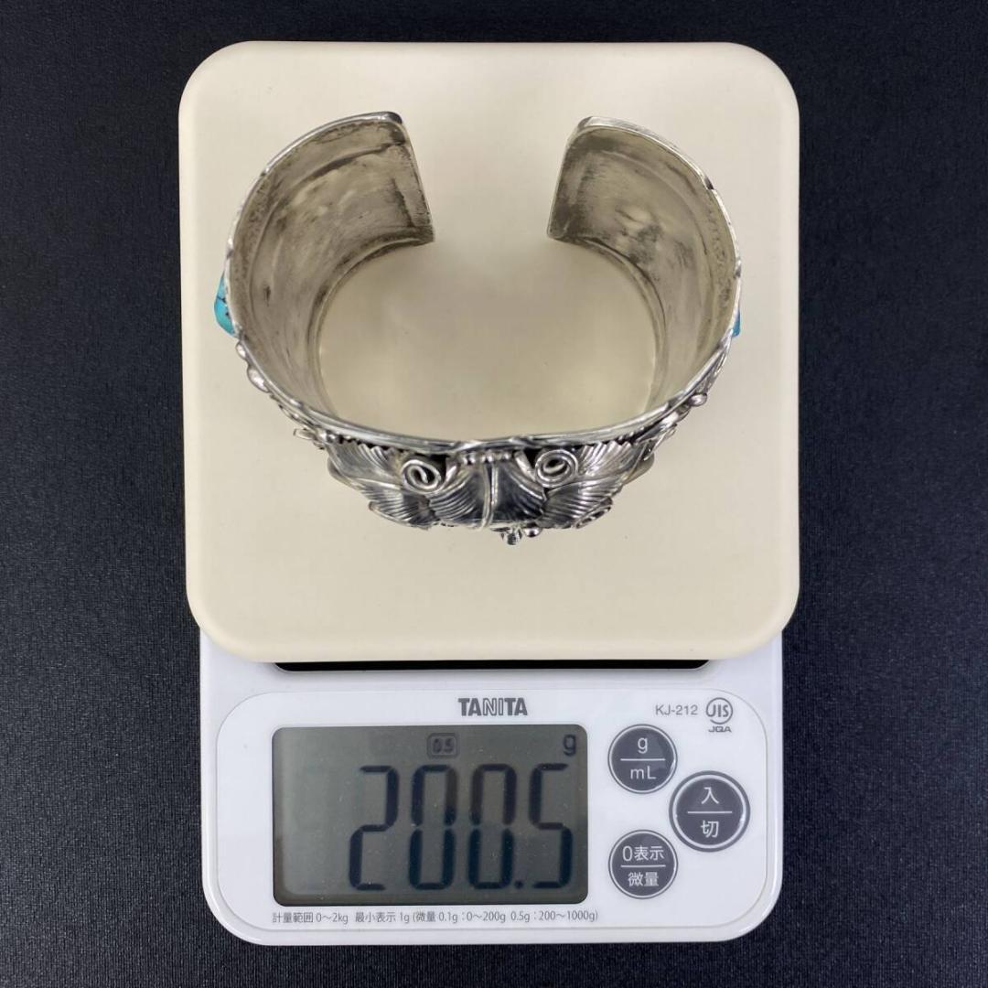 最高峰 NAVAJO Mike Thomas Jr. シルバーベアクローバングル