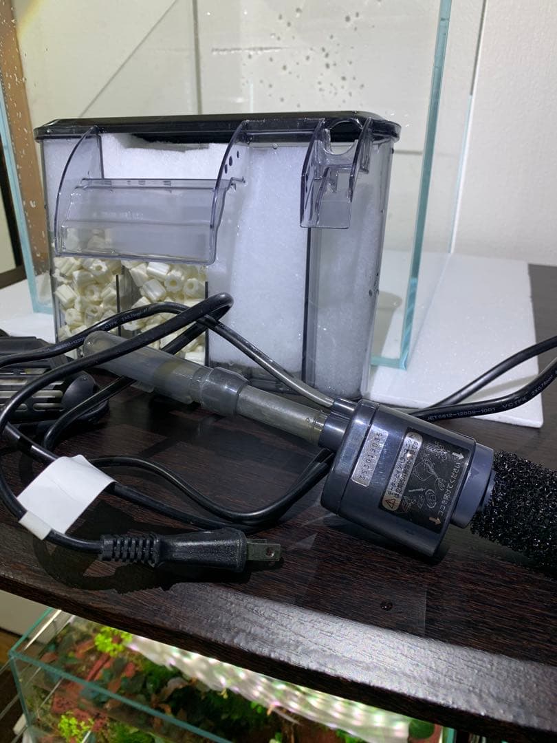 30cm 超透明ガラス水槽セット（流木付き）