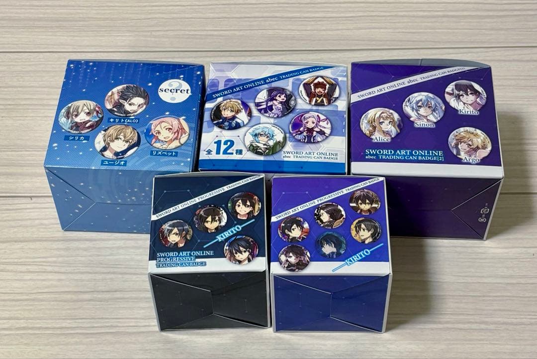 ソードアート・オンライン 缶バッジ 未開封セット まとめ売り