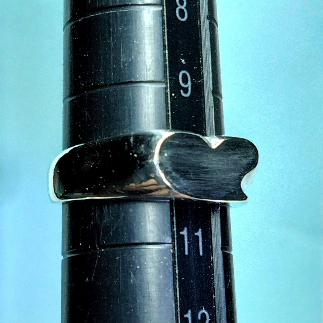 ティファニーカーブドハートリング　10号　新品仕上げ　ほぼ無傷未使用に近い