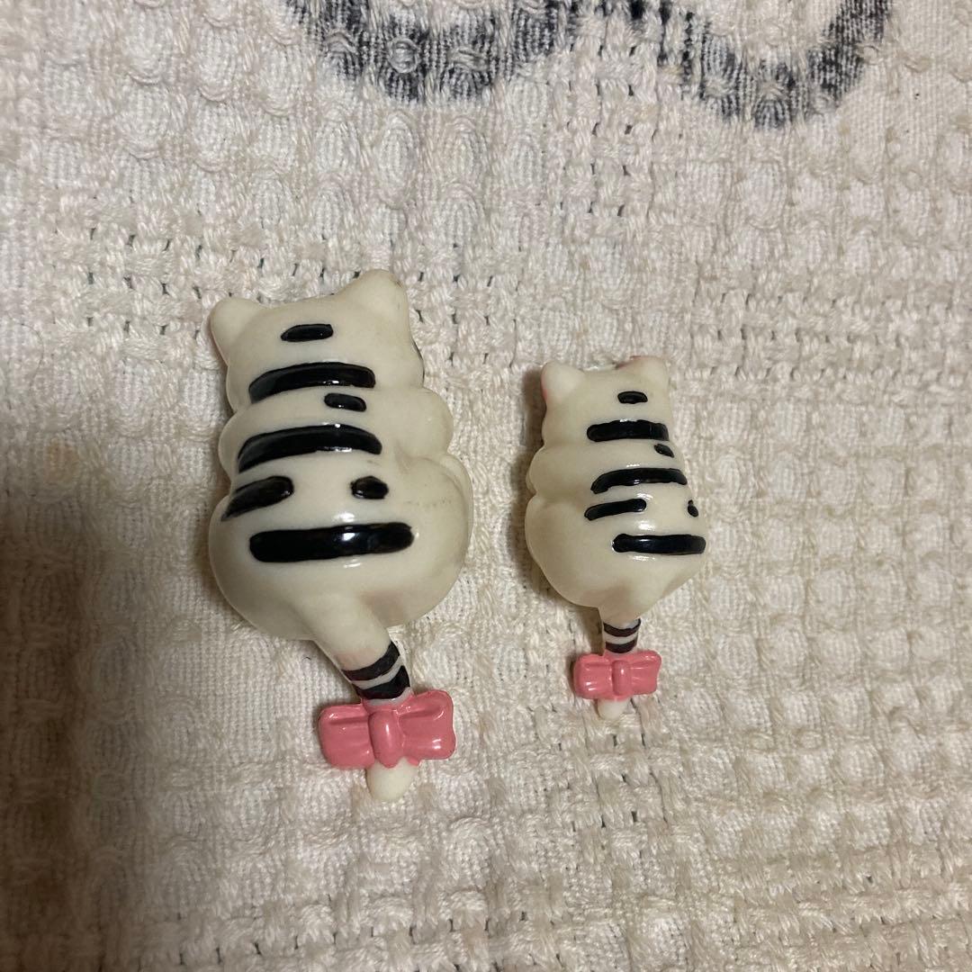 昭和レトロ　ヴィンテージ 猫　引っ掛けマスコット　 撮影＆確認のため開封した