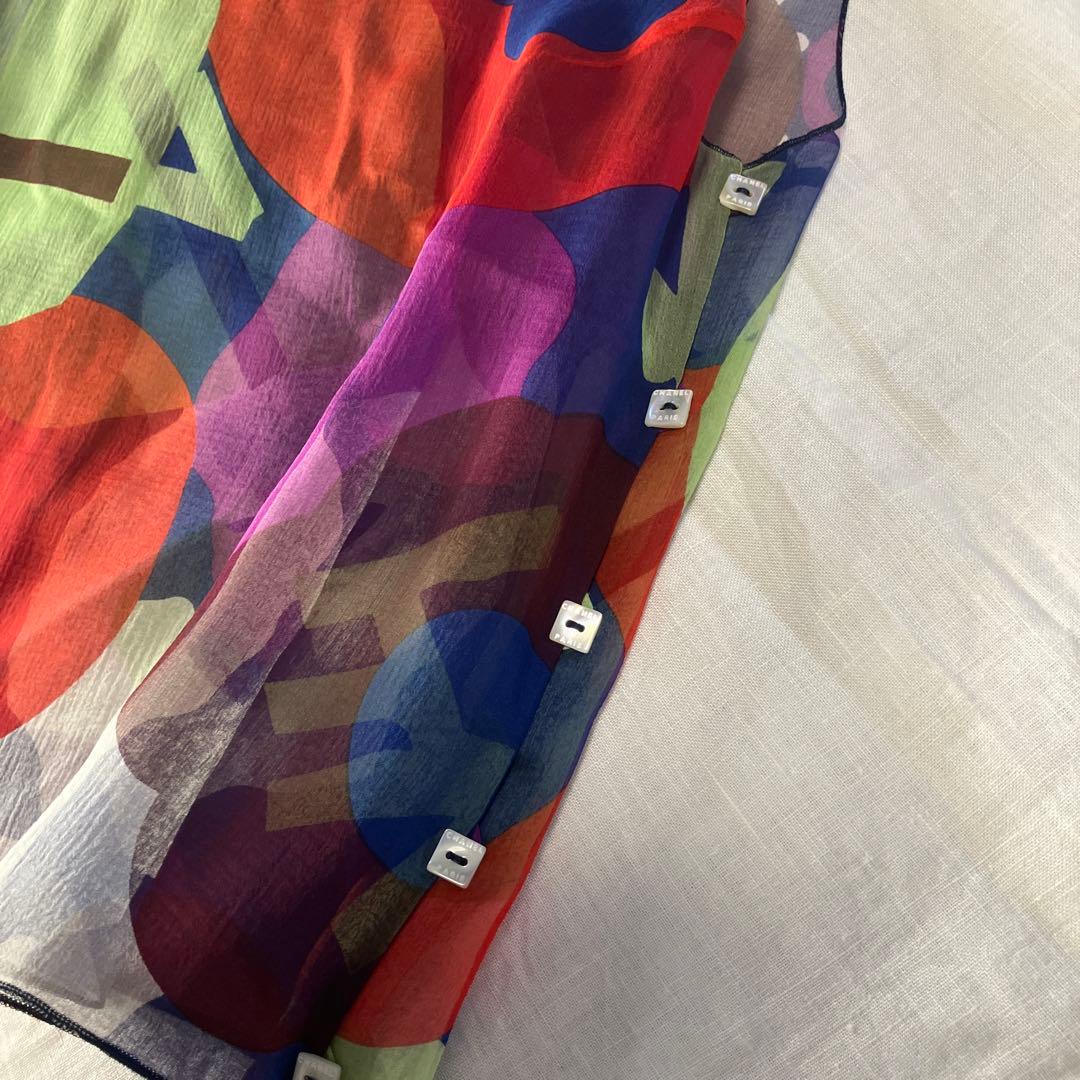 CHANEL マルチカラータンクトップ サイズ34