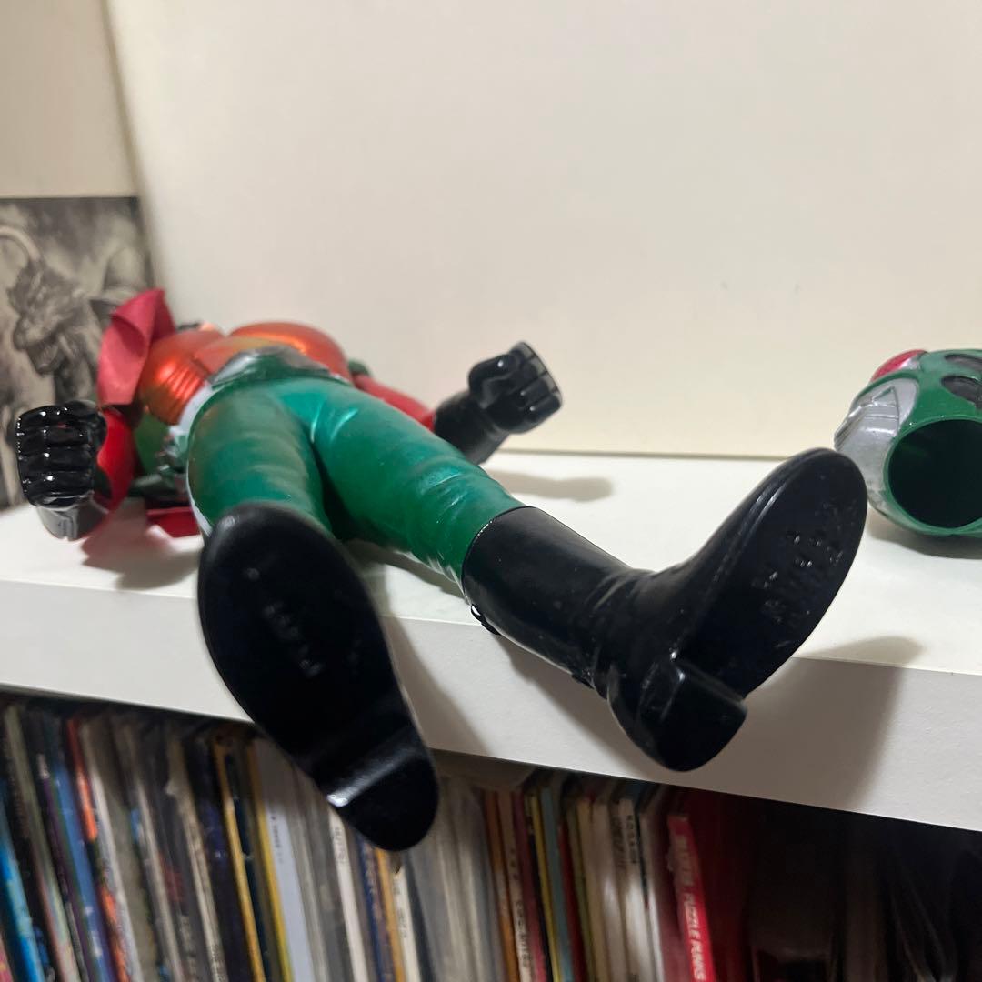 ポピー製 スカイライダー 面取れ 面替え ソフビ フィギュア