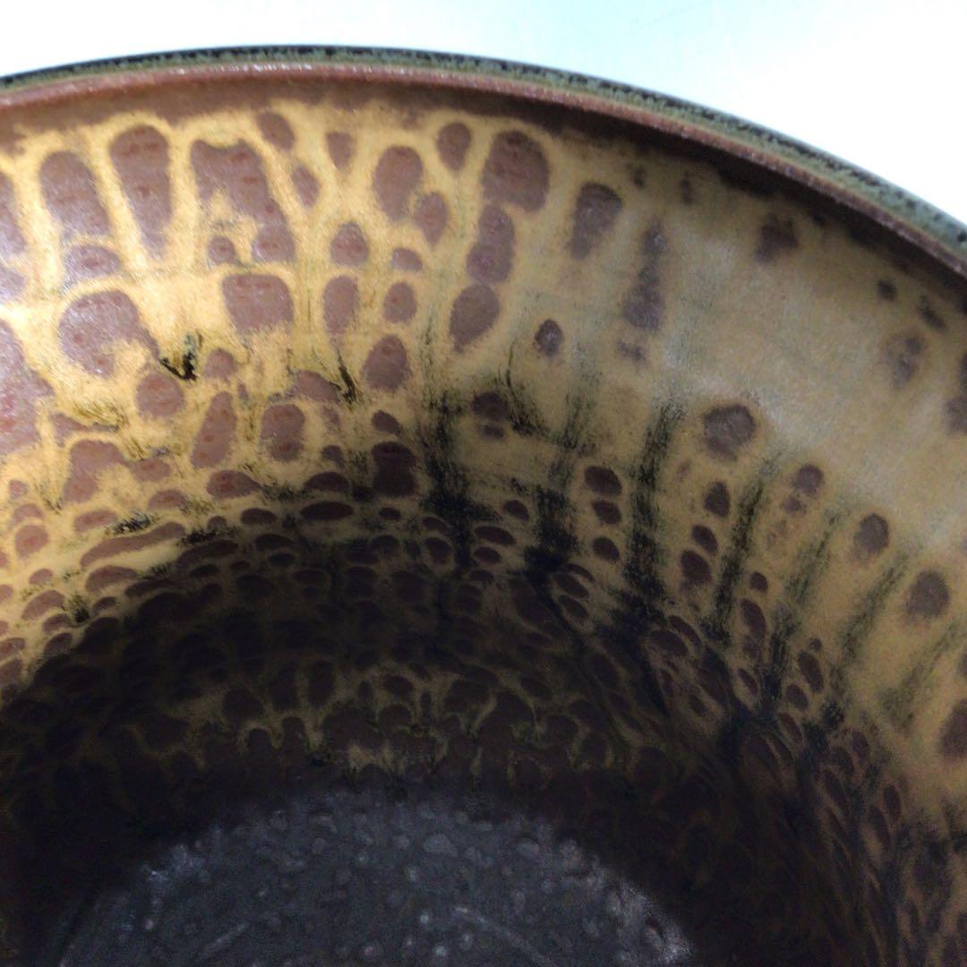 Ｎ５４３　水指　『宇田佐平造』『古瀬戸』『耳付』『一重口水指』　共箱　茶道具