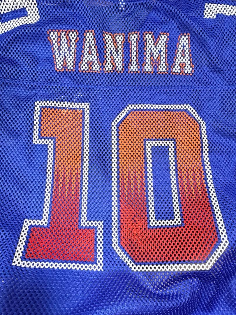 WANIMA フットボールシャツ L/XLサイズ ブルー