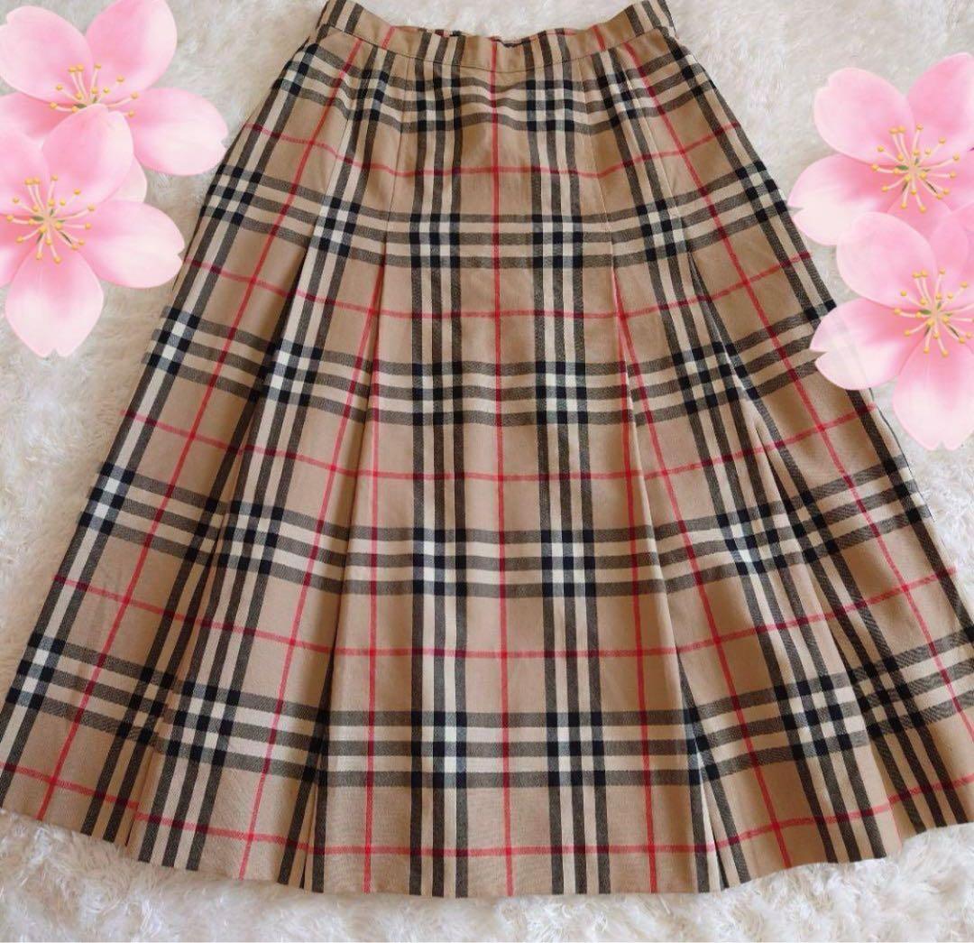 超希少✨BURBERRY（バーバリー　ノバチェック スカート　Mサイズ