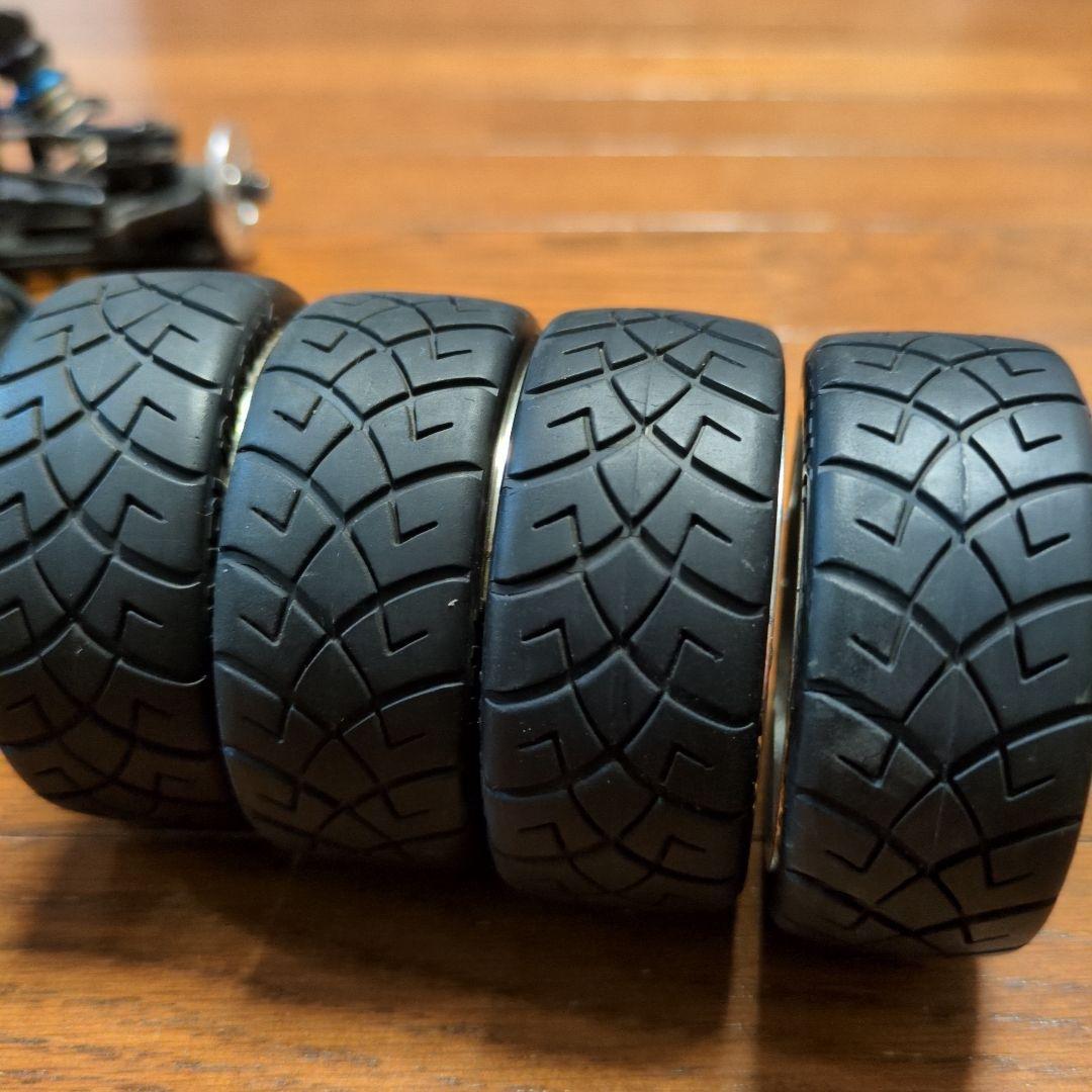 ドリフト　ヨコモ　シャーシ未使用　フタバプロポ　セット　(割れ補修あり)