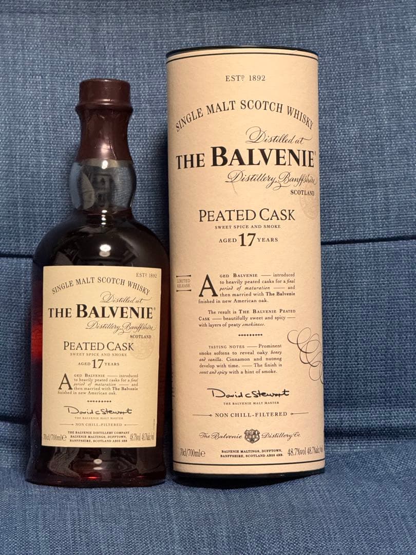 新品未開封 THE BALVENIE PEATED CASK 17年