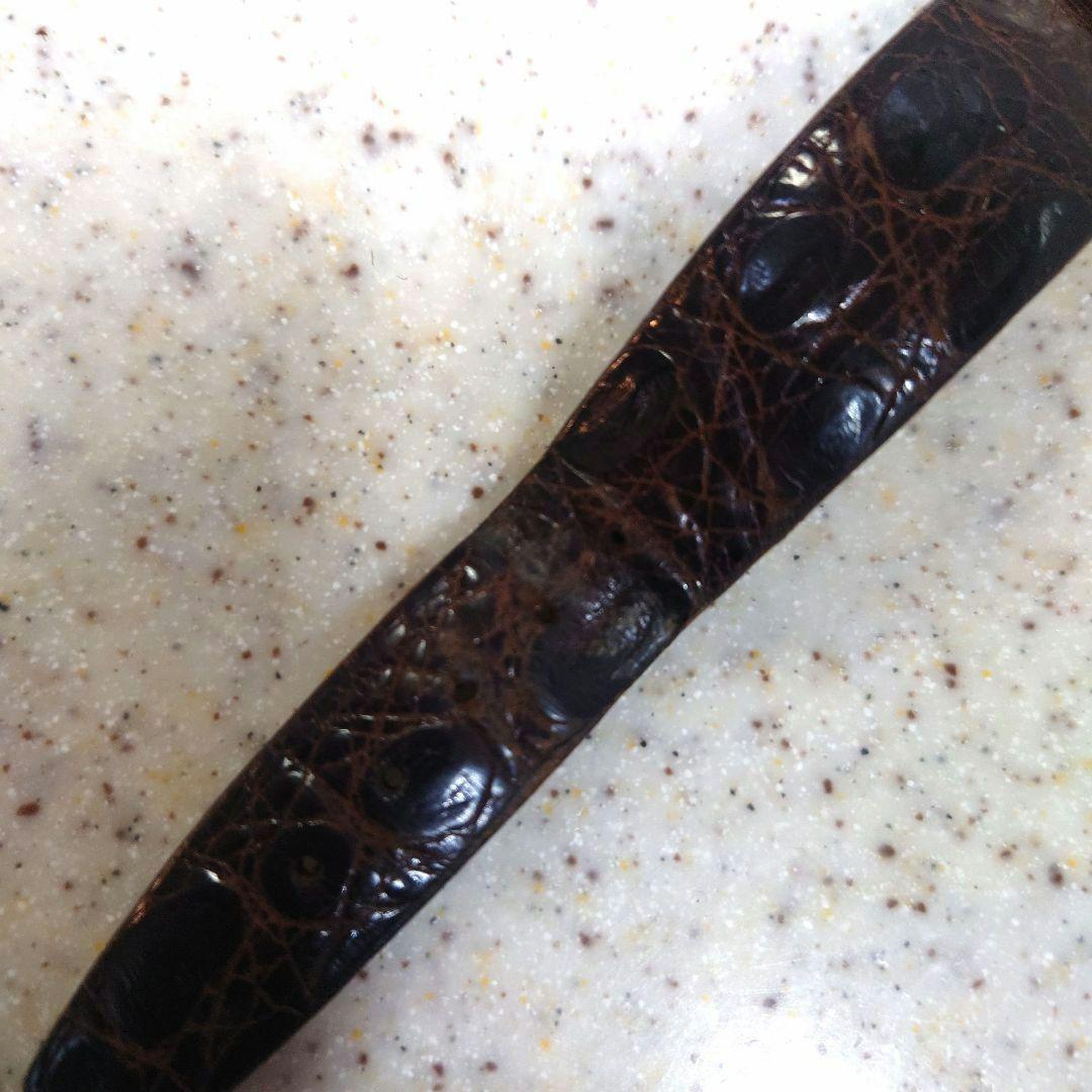 T*1様 【BUREN　SWISS製】 手巻き時計 ゴールドケースワニ皮ベルトア