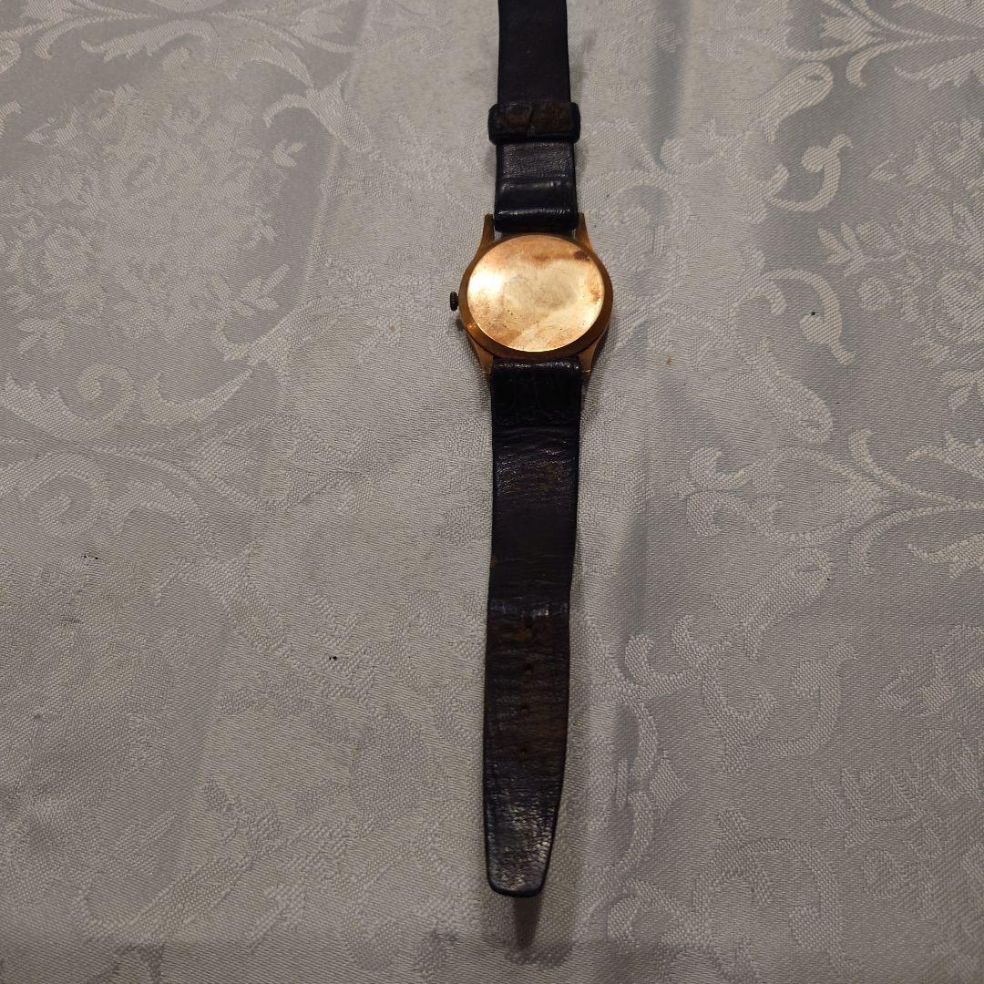 T*1様 【BUREN　SWISS製】 手巻き時計 ゴールドケースワニ皮ベルトア