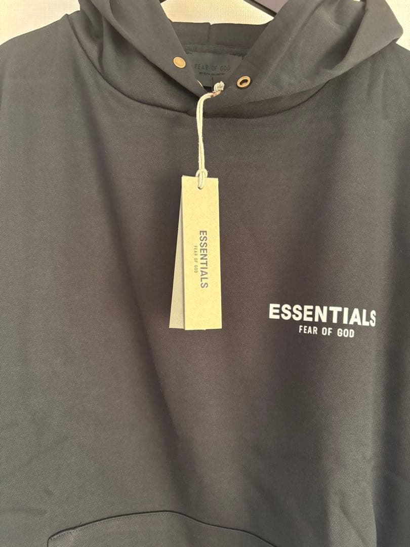 新品 エッセンシャルズ Essentials 綿男女兼用　防寒パーカー