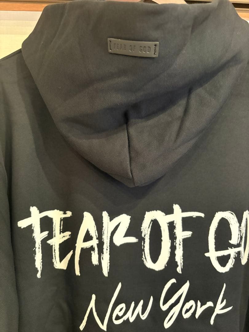 新品 エッセンシャルズ Essentials 綿男女兼用　防寒パーカー