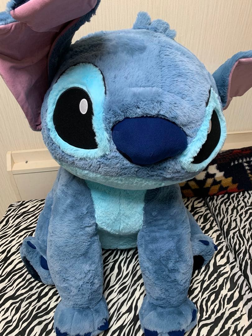 スティッチ 特大ぬいぐるみ　BIGサイズ　ブランケット付き