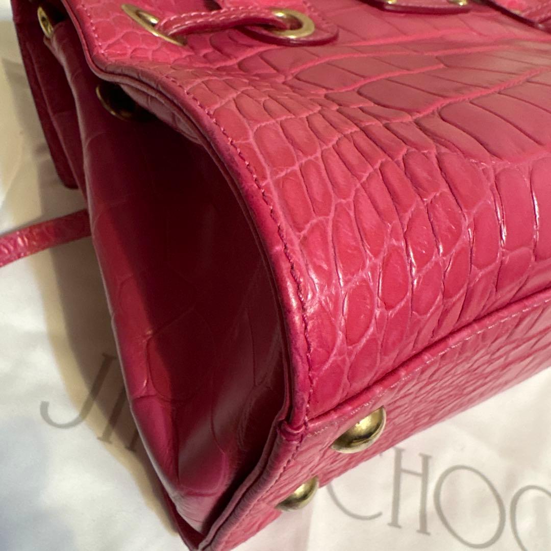 JIMMY CHOO ピンク ハンドバッグ