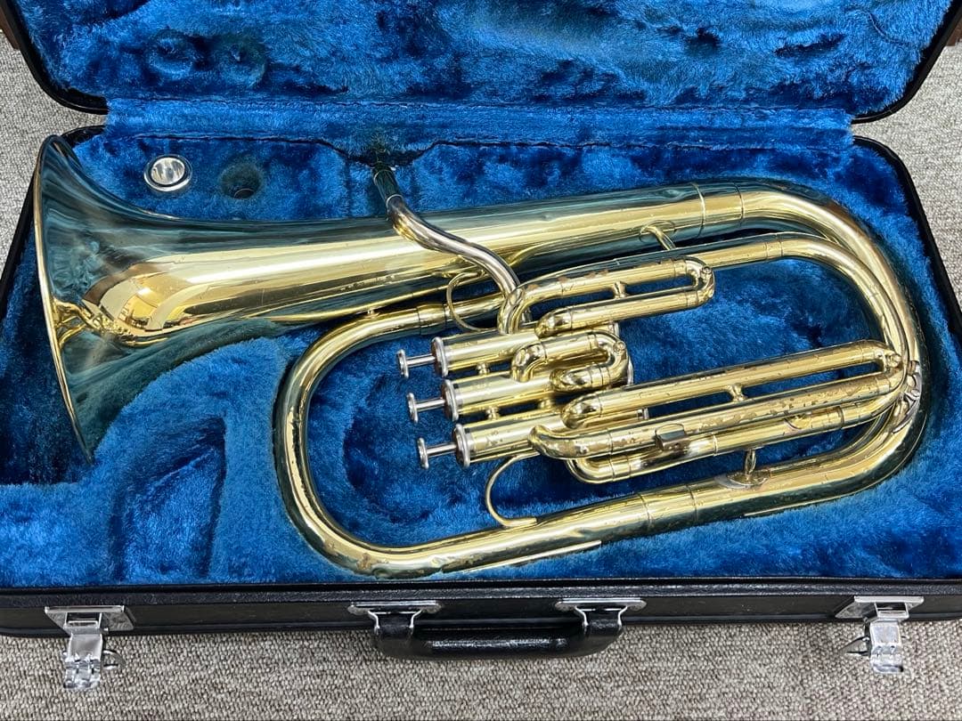 YAMAHA アルトホルン YAH-202 ラッカー仕上げ　現状品　ケース付き