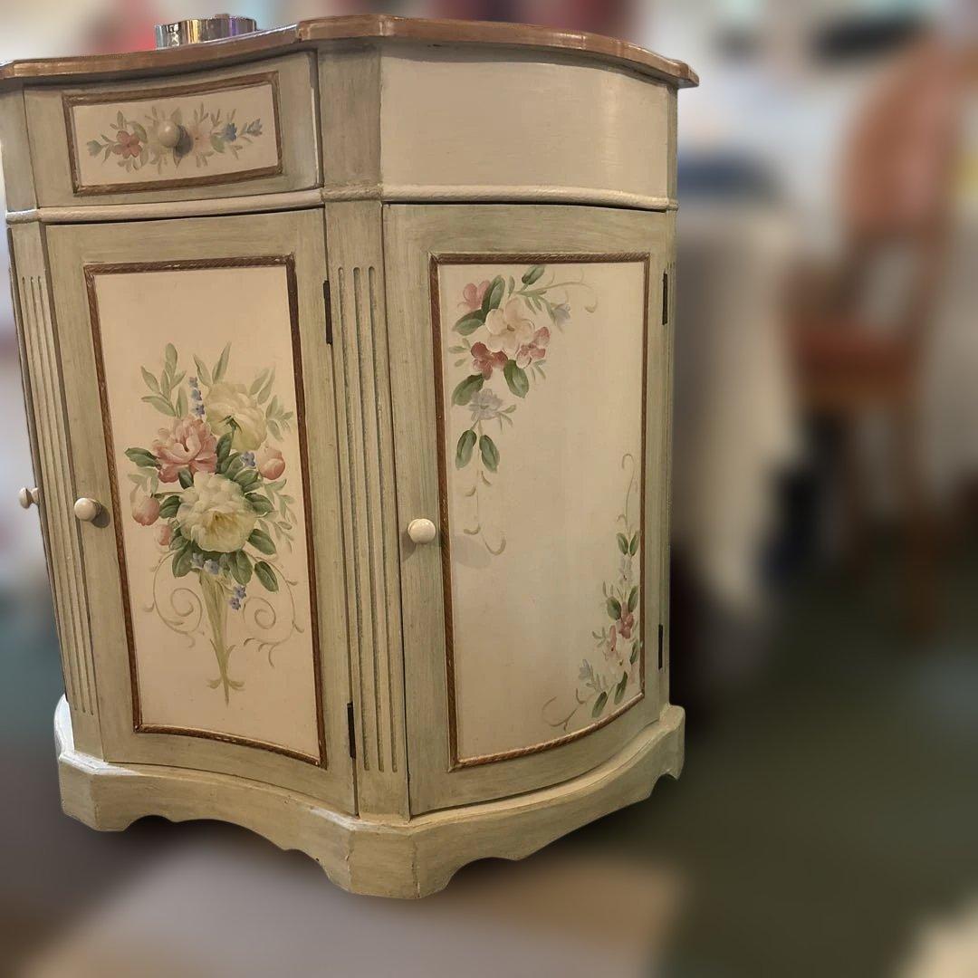 姫系　トールペイント　チェスト