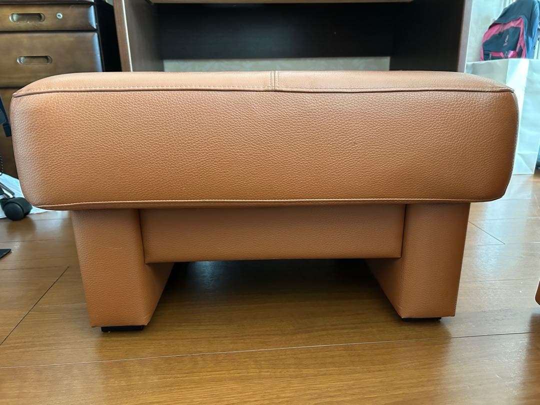 オットマン　浜本工芸　No.2000スツール［SH36］本革ブラウン色