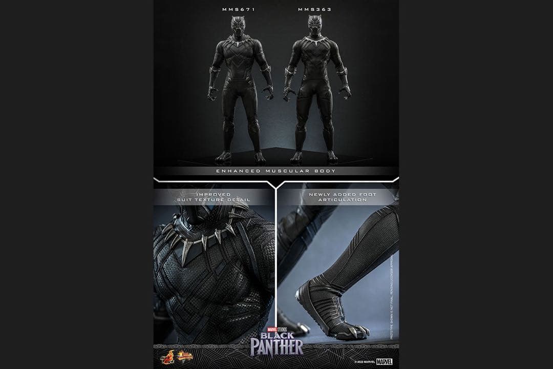 ホットトイズ　ブラックパンサー（オリジナル・スーツ）