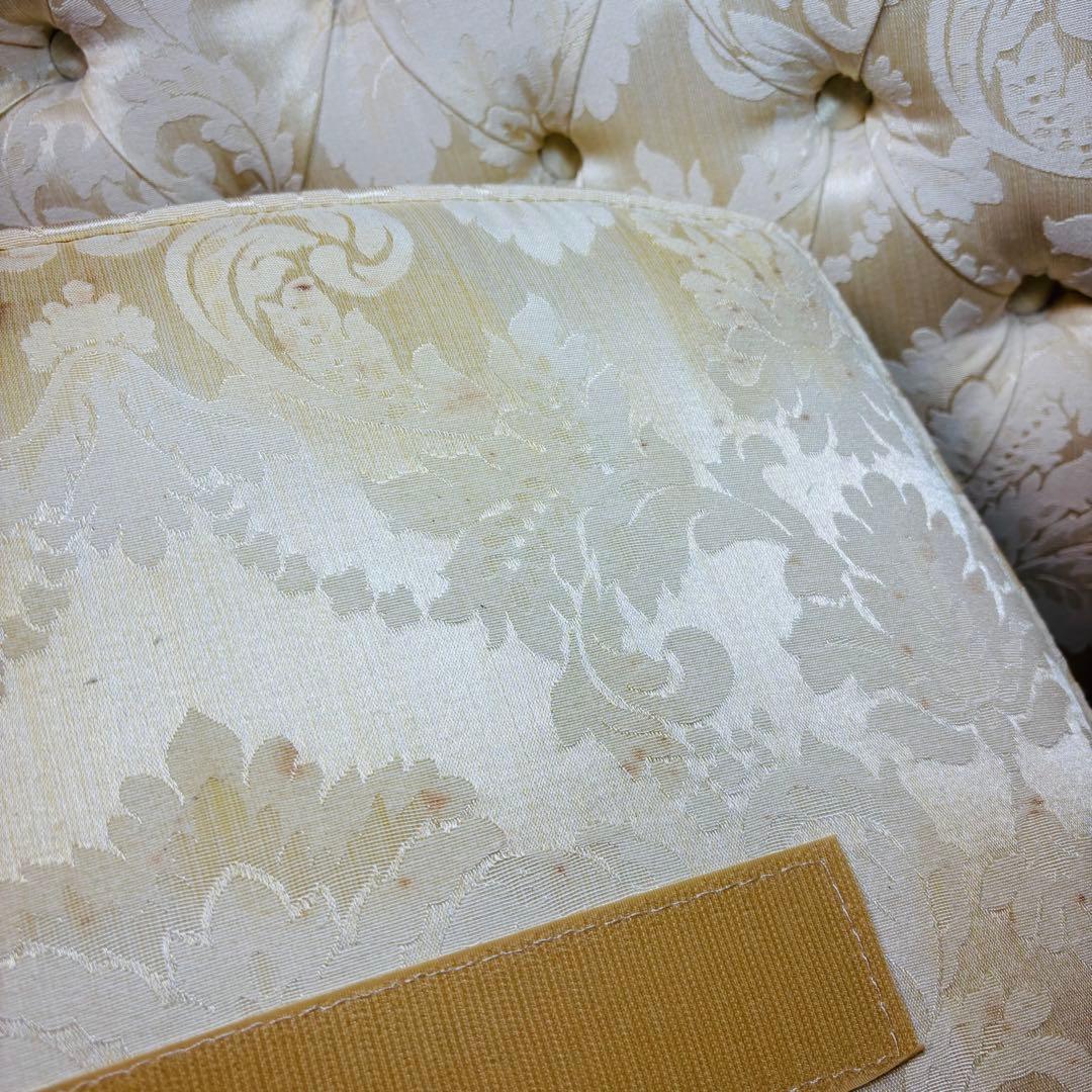 エクセレンテ　イタリア製　アームチェア　1人掛けソファ　ハイバック　猫足　ロココ