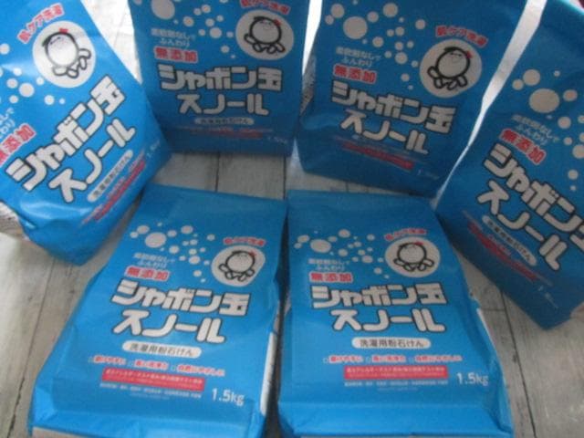 シャボン玉石けん スノール 粉石けん 1.5kg 6個セット