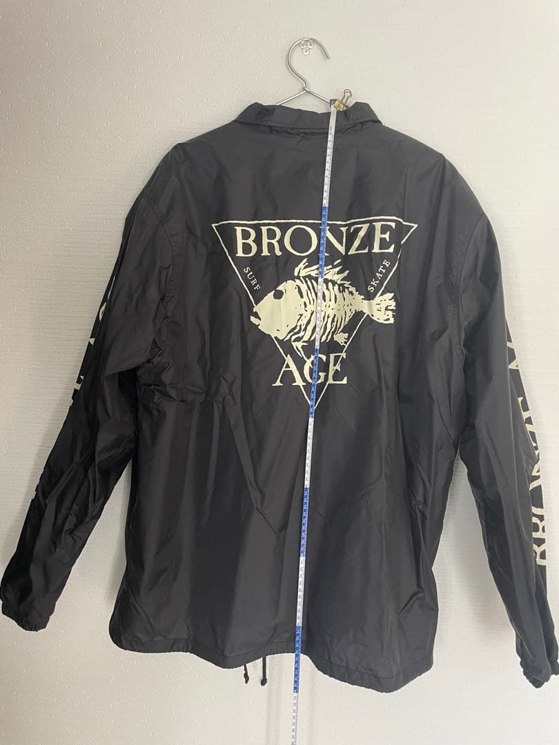 BRONZE AGE ブラックコーチジャケット XL