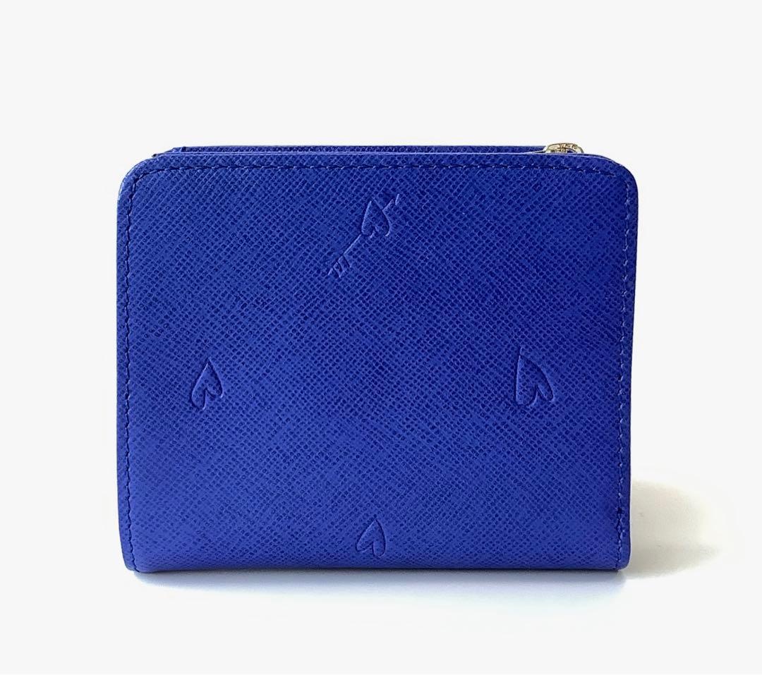 チャタロウ様★新品★ポールスミス★スミシーハートLファスナー２つ折り財布★ブルー