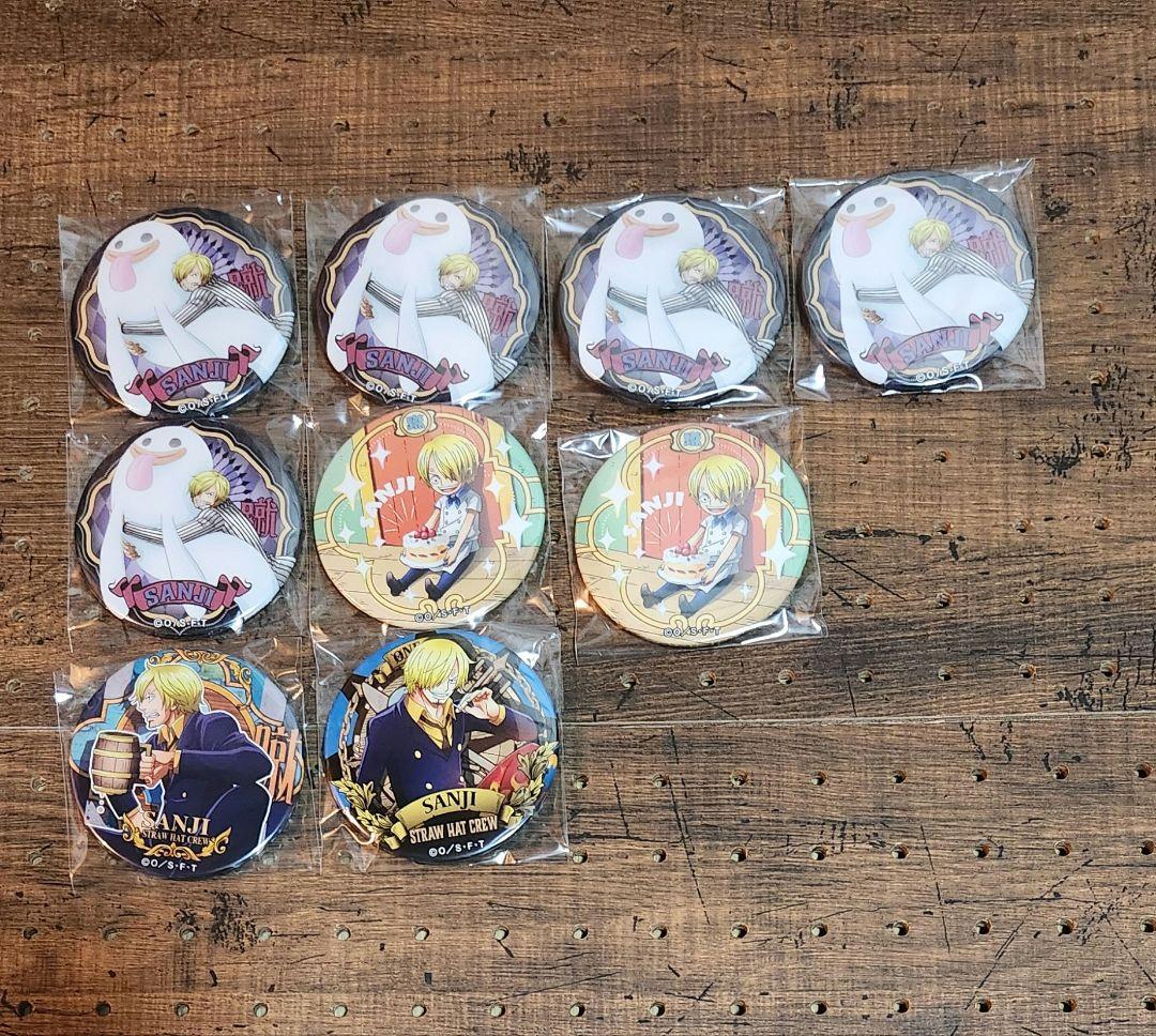 ワンピース サンジ 輩缶バッジ コレクション缶バッジセット