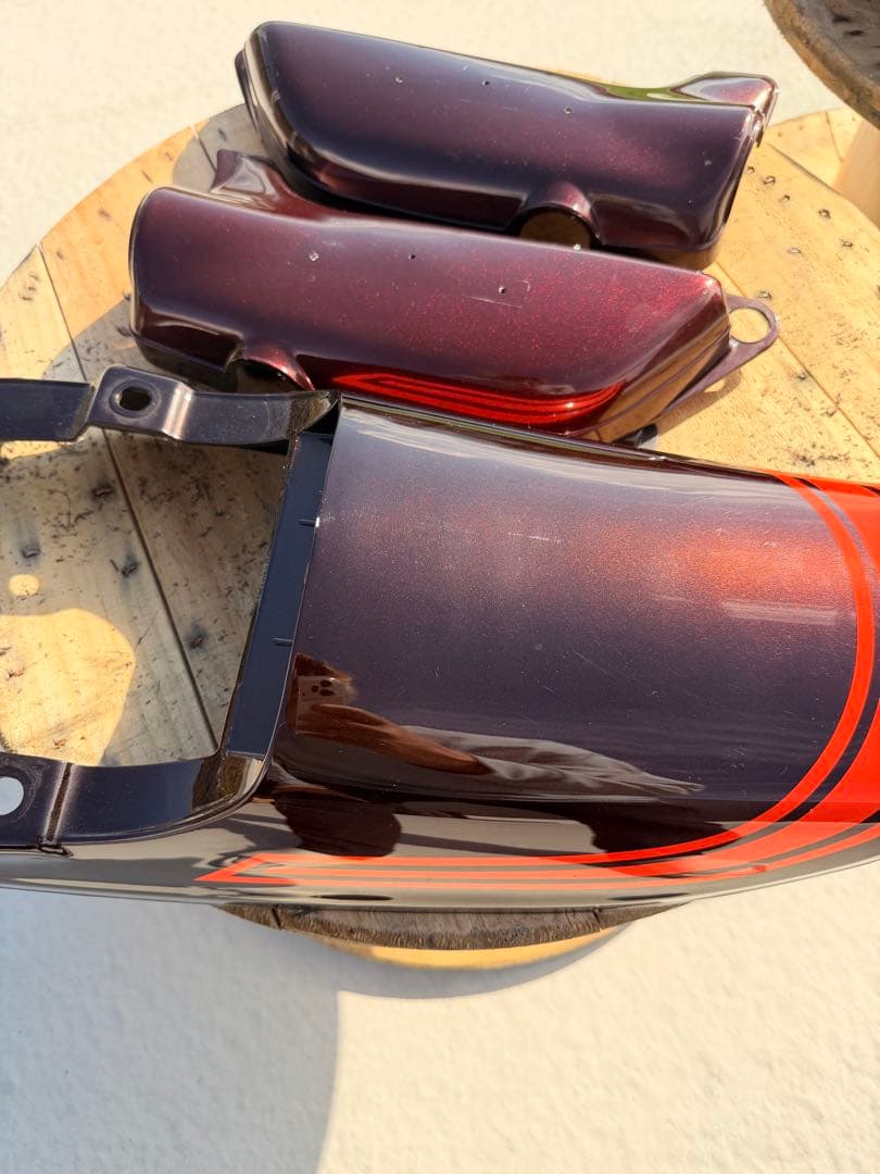 z1 z2 火の玉　ドレミコレクション　外装4点セット　カワサキ　エンブレム付き