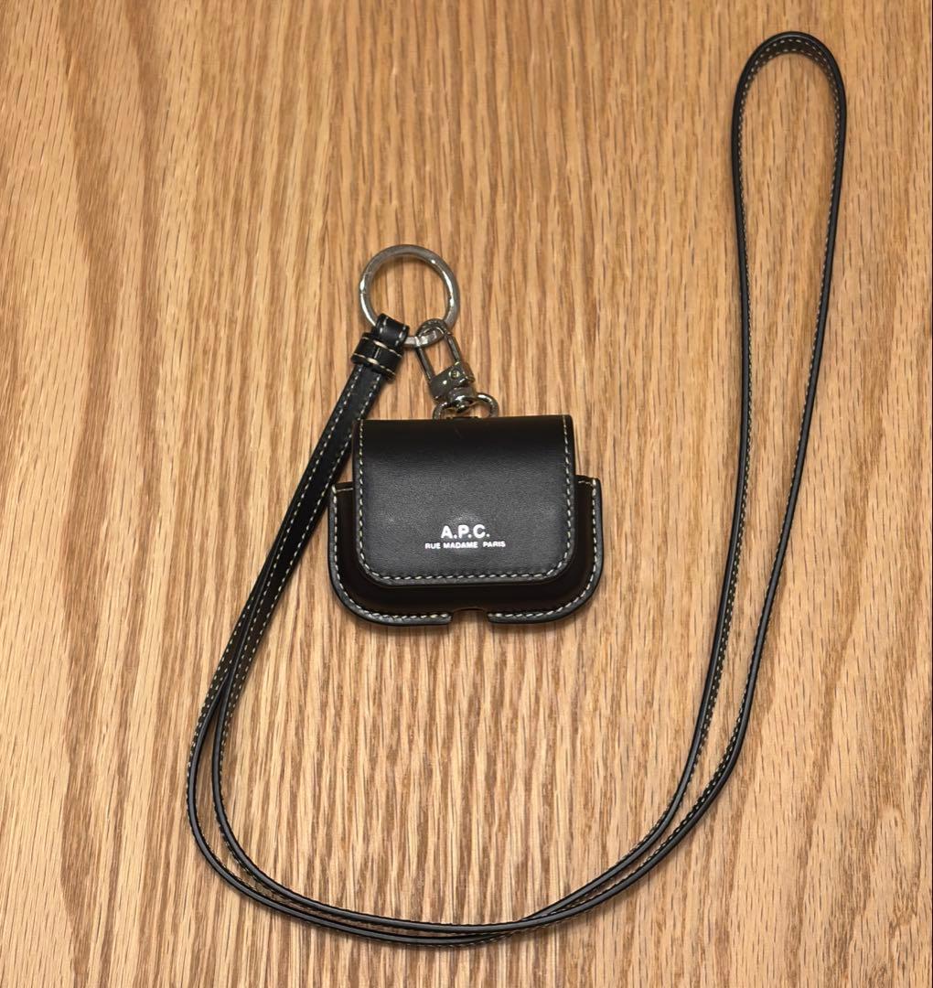A.P.C. AirPods Pro レザーケース&ストラップ 未使用