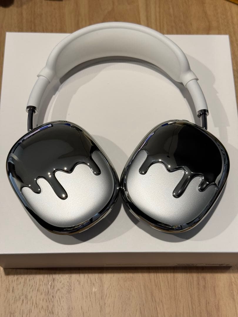 qlix dripframes silver Airpods max用カバー