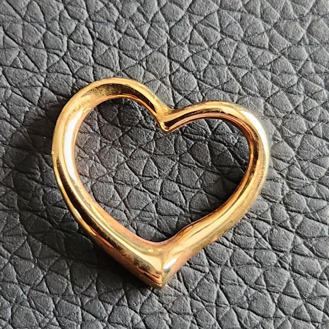 k18　オープンハート　ペンダントトップ