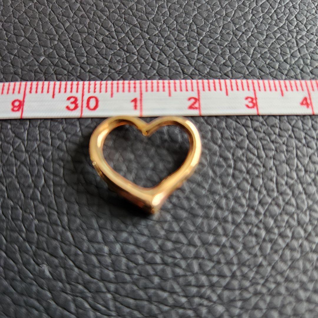 k18　オープンハート　ペンダントトップ